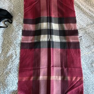 Burberry Metallic Half Mega Check Wool & Silk-Blend Scarf